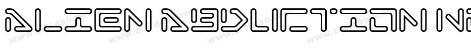 Alien Abduction Norm字体转换